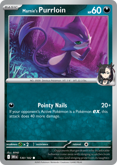 Marnie's Purrloin - DRI #130 - Reverse Holo