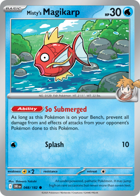 Misty's Magikarp - DRI #48 - Reverse Holo