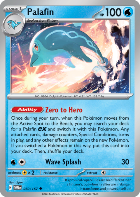 Palafin - TWM #60 - Reverse Holo