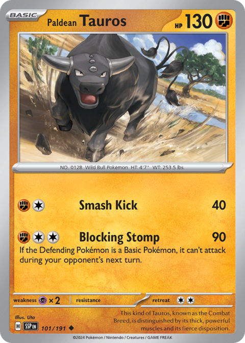 Paldean Tauros - SSP #101 - Normal