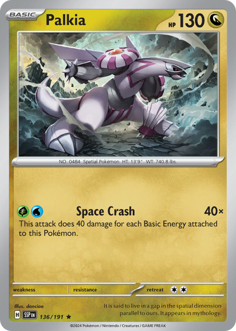 Palkia - SSP #136 - Holo