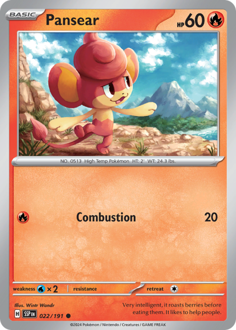 Pansear - SSP #22 - Reverse Holo