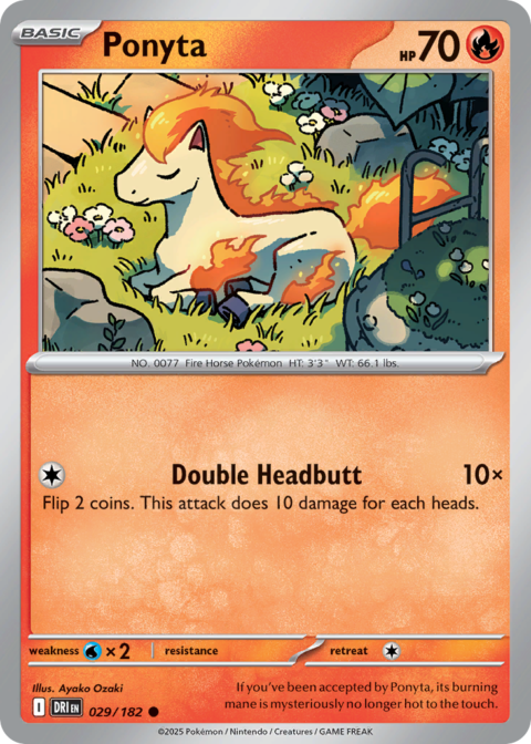 Ponyta - DRI #29 - Reverse Holo