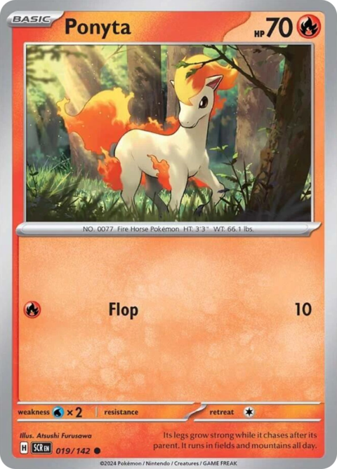 Ponyta - SCR #19 - Holo