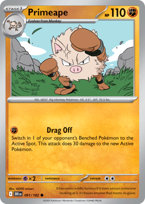 Primeape - DRI #91 - Normal
