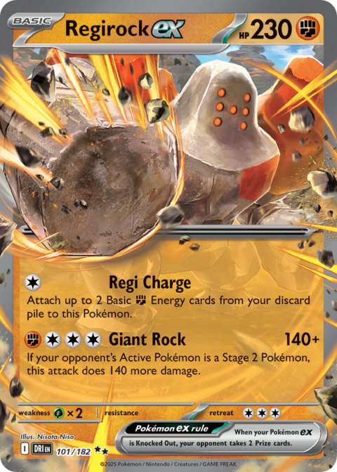 Regirock ex - DRI #101