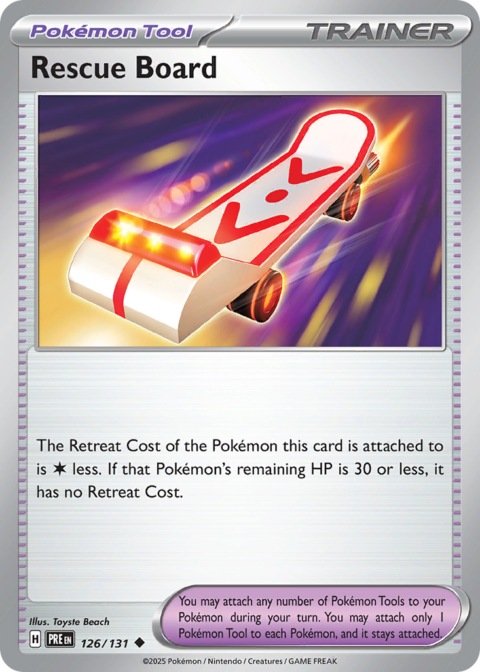 Rescue Board - PRE #126 - Reverse Holo