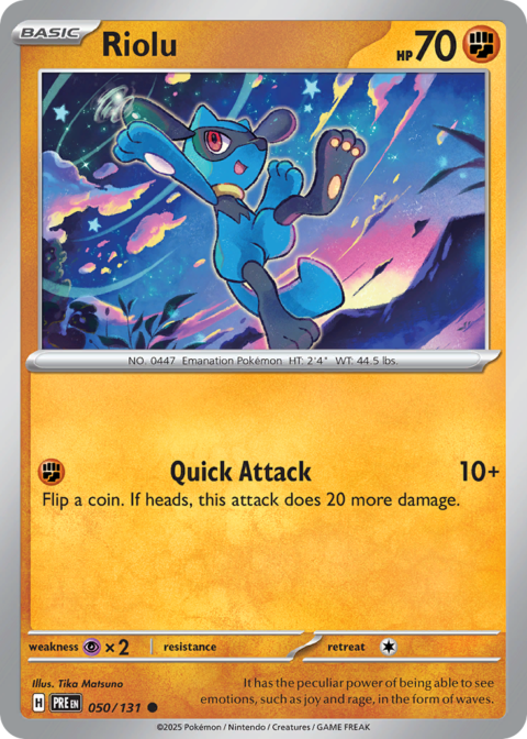 Riolu - PRE #50 - Reverse Holo