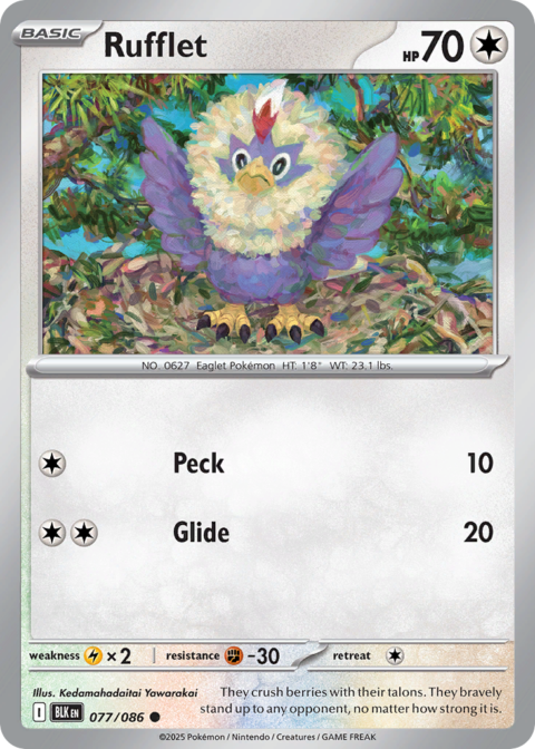 Rufflet - BLK #77 - Normal