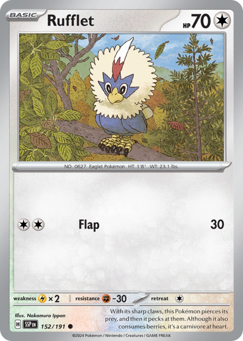 Rufflet - SSP #152 - Reverse Holo