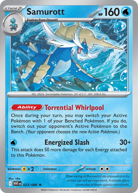 Samurott - WHT #23 - Holo