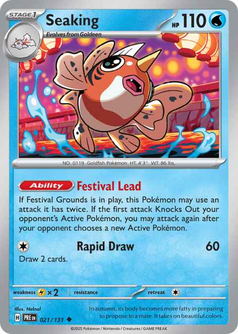 Seaking - PRE #21 - Reverse Holo