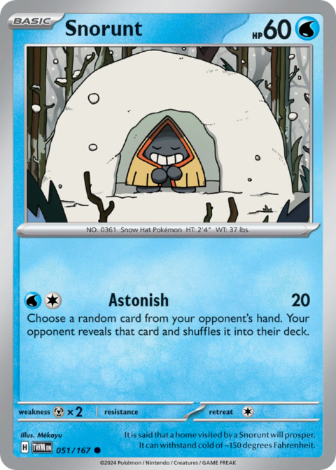Snorunt - TWM #51 - Reverse Holo