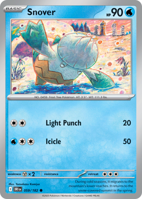 Snover - DRI #59 - Reverse Holo