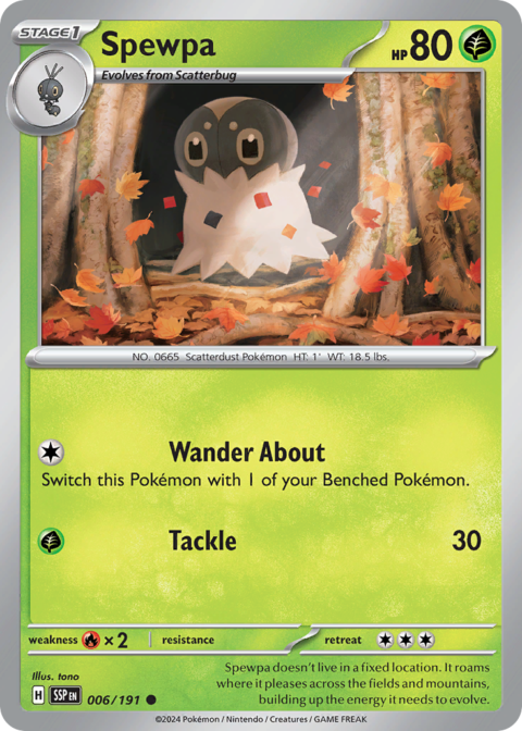 Spewpa - SSP #6 - Reverse Holo