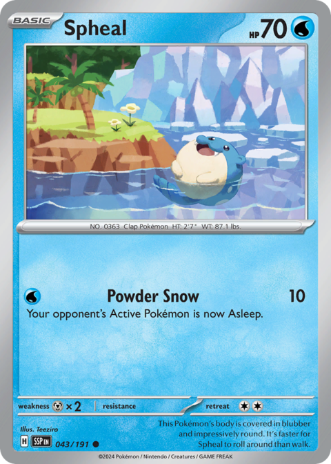 Spheal - SSP #43 - Reverse Holo