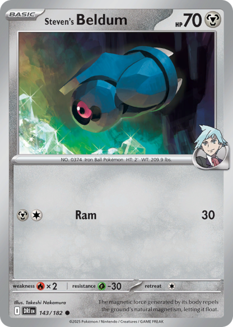 Steven's Beldum - DRI #143 - Reverse Holo