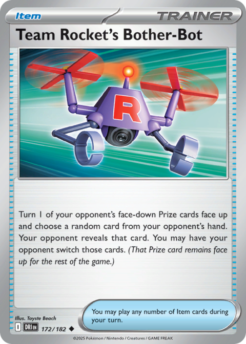 Team Rocket's Bother-Bot - DRI #172 - Reverse Holo
