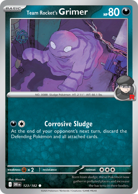 Team Rocket's Grimer - DRI #123 - Normal