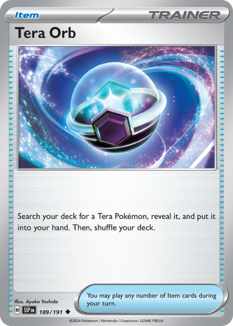 Tera Orb - SSP #189 - Reverse Holo