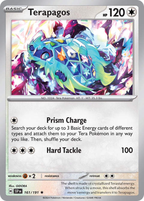 Terapagos - SSP #161 - Reverse Holo