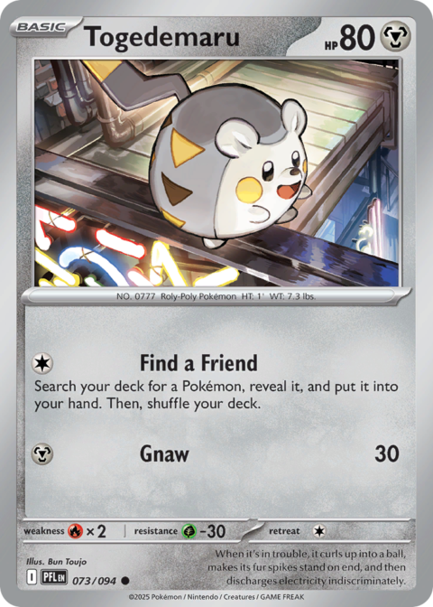 Togedemaru - PFL #73 - Normal