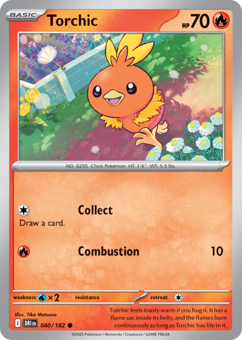 Torchic - DRI #40 - Reverse Holo