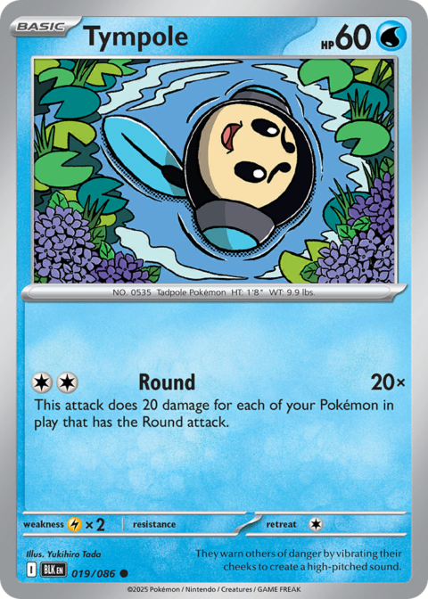 Tympole - BLK #19 - Reverse Holo