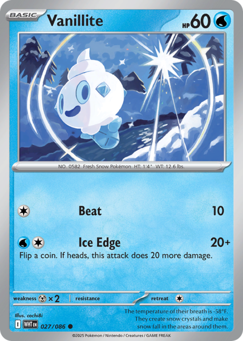 Vanillite - WHT #27 - Reverse Holo