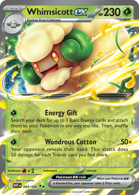 Whimsicott ex - WHT #5 - Normal