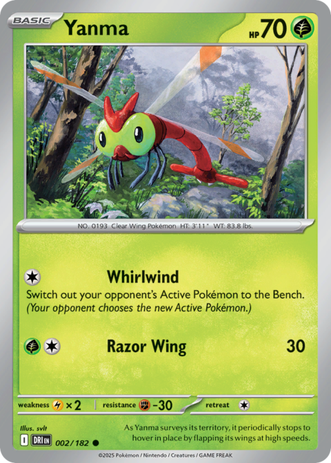 Yanma - DRI #2 - Reverse Holo