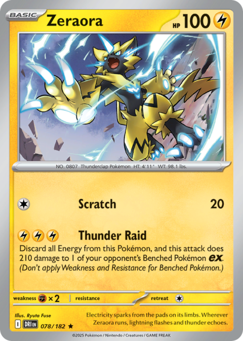 Zeraora - DRI #78 - Holo