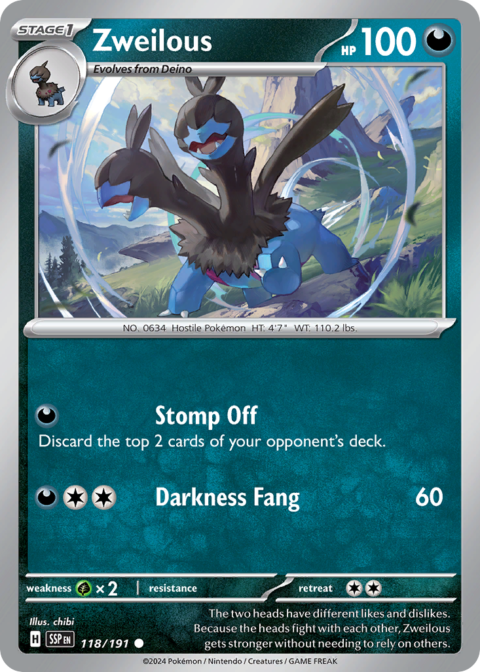 Zweilous - SSP #118 - Reverse Holo